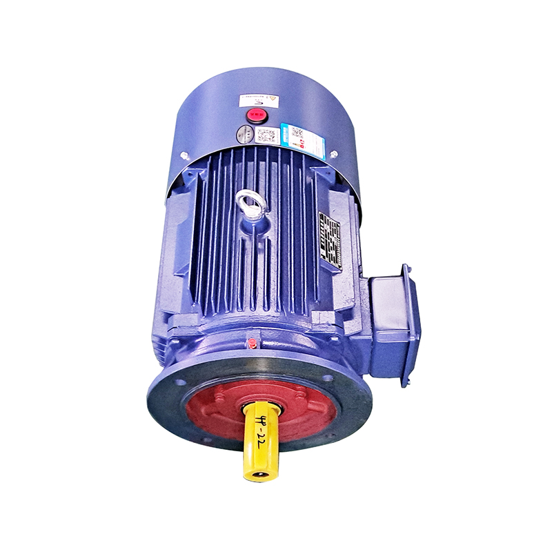 How can the vibration of a cooling tower's dedicated motor be reduced to minimize its impact on the tower structure?